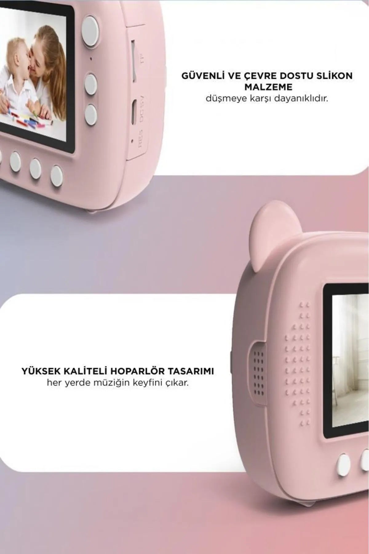 Print Love Baskılı Fotoğraf Makinesi