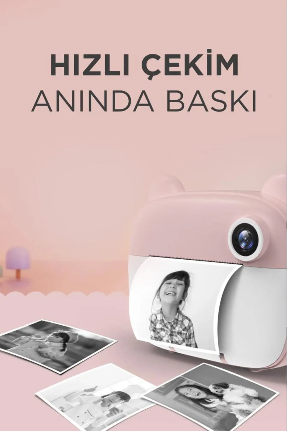 Print Love Baskılı Fotoğraf Makinesi